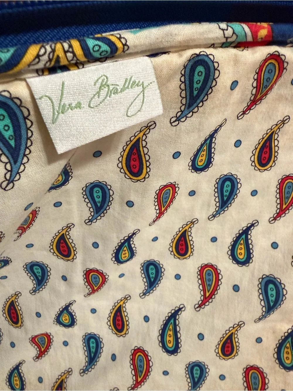 Vera Bradley Quilted Laptop Sleeve Retired Marina Paisley Padded Case ~